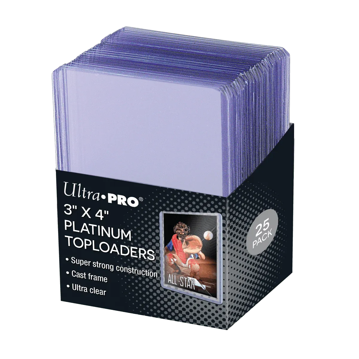 Ultra Pro | Platinum 3" X 4" | Toploader (25ct)