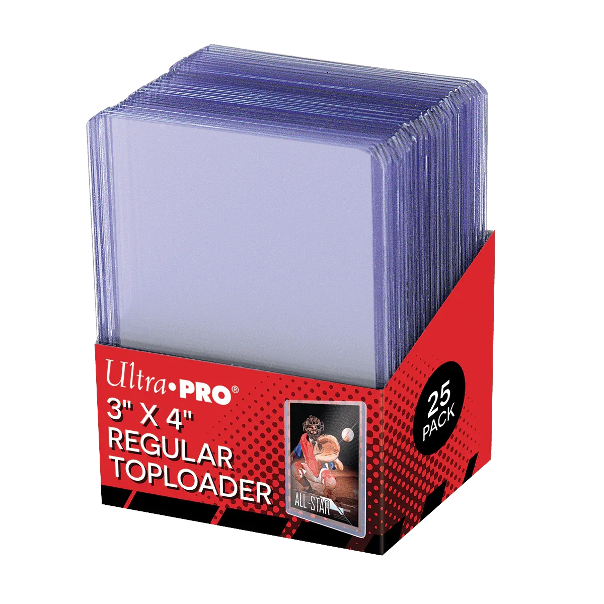 Ultra Pro | Regular 3" X 4" | Toploader (25ct)