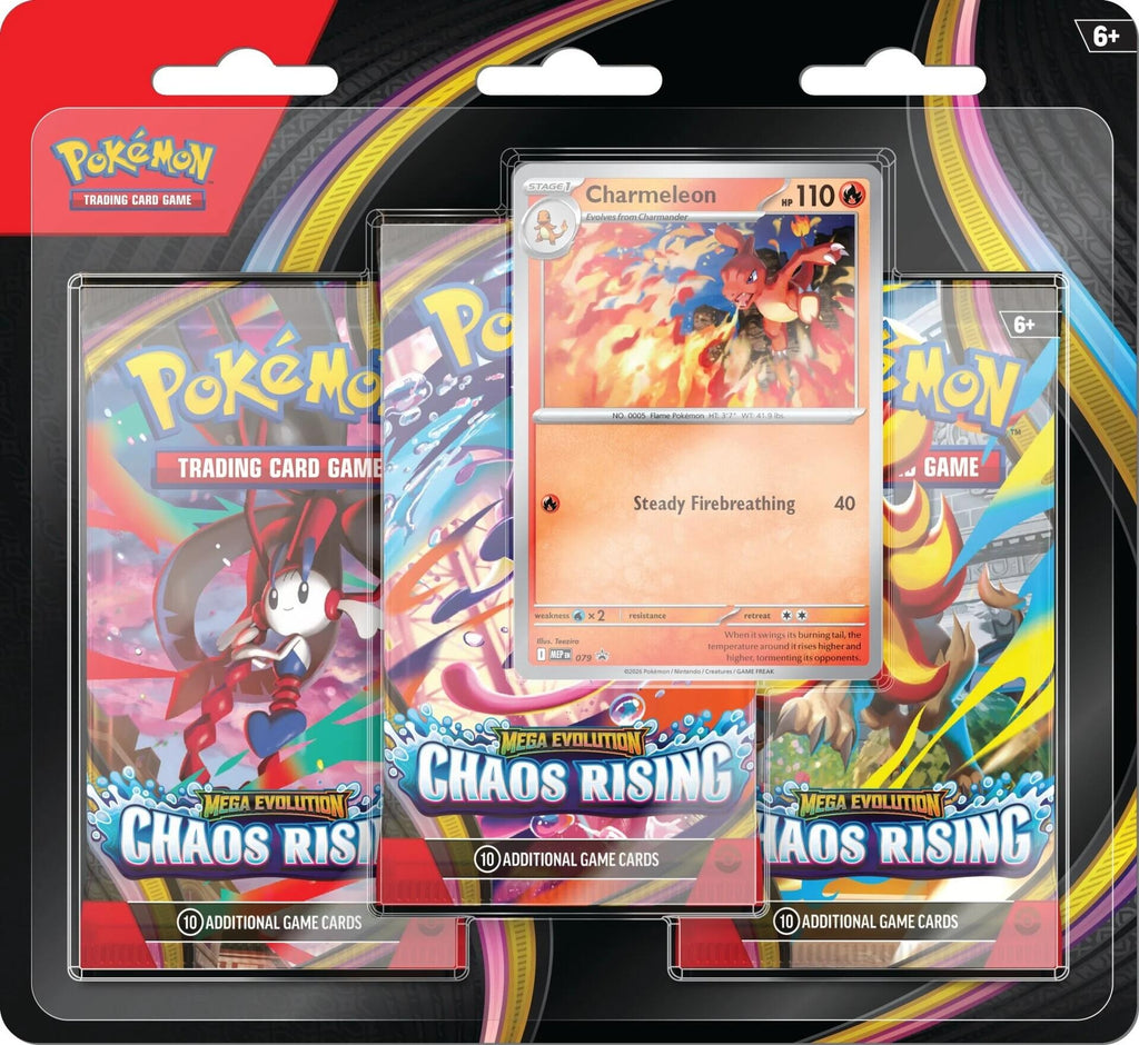 Pokémon - Chaos Rising 3-Pack Blister Charmeleon (EN)