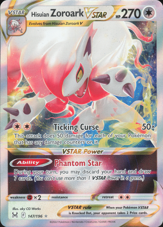 Hisuian Zoroark VSTAR 147/196