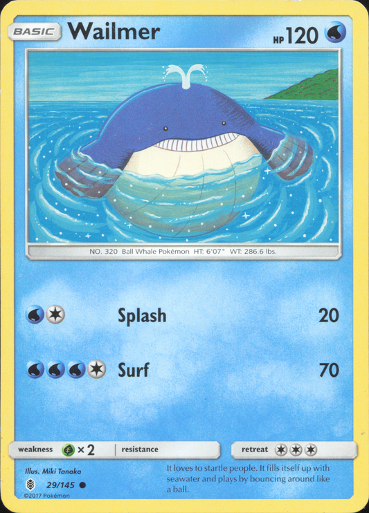 Wailmer – 29/145 – Guardians Rising – Englisch