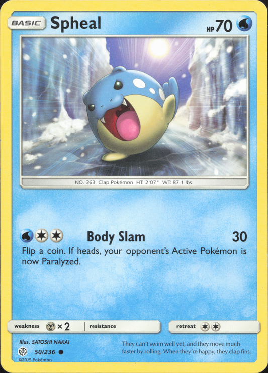 Spheal – 50/236 – Cosmic Eclipse – Englisch