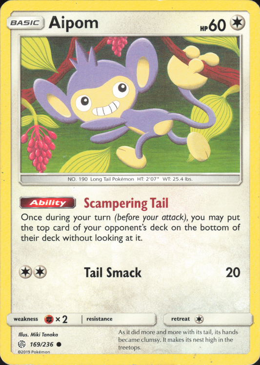 Aipom 169/236 Vorderseite