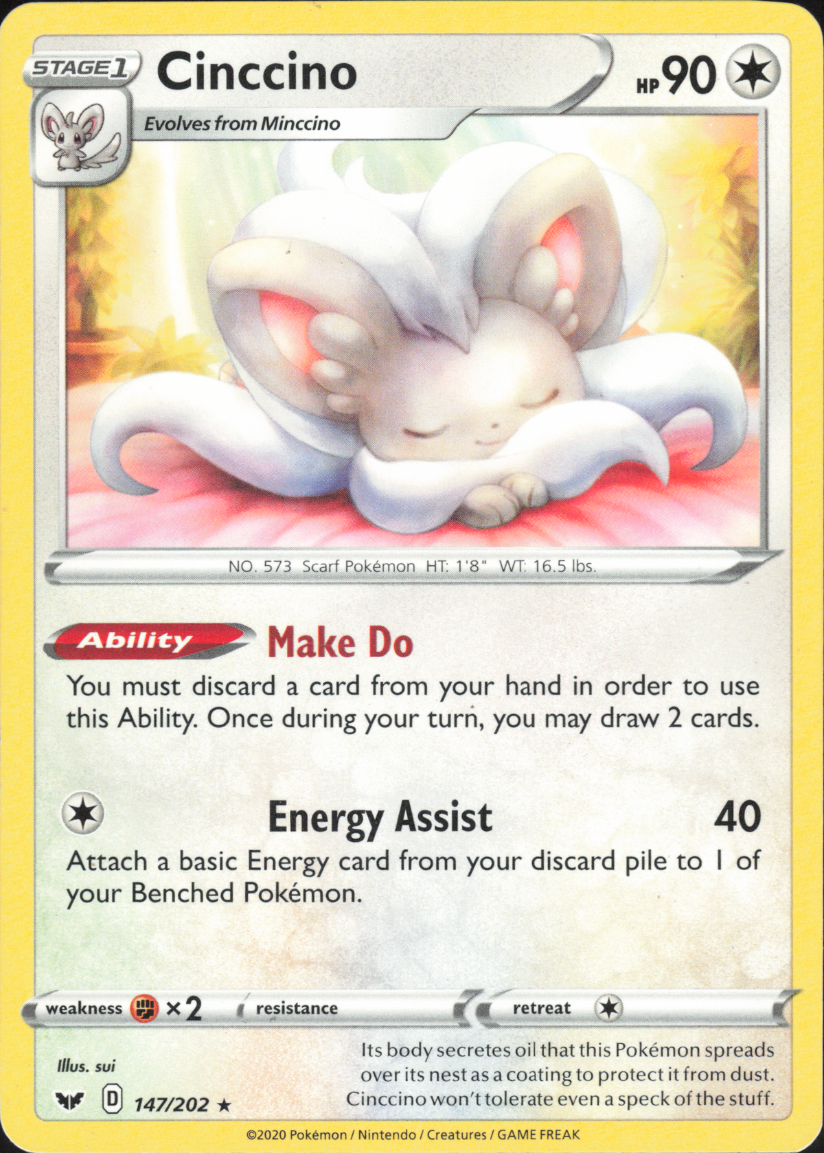 Cinccino 147/202 Vorderseite