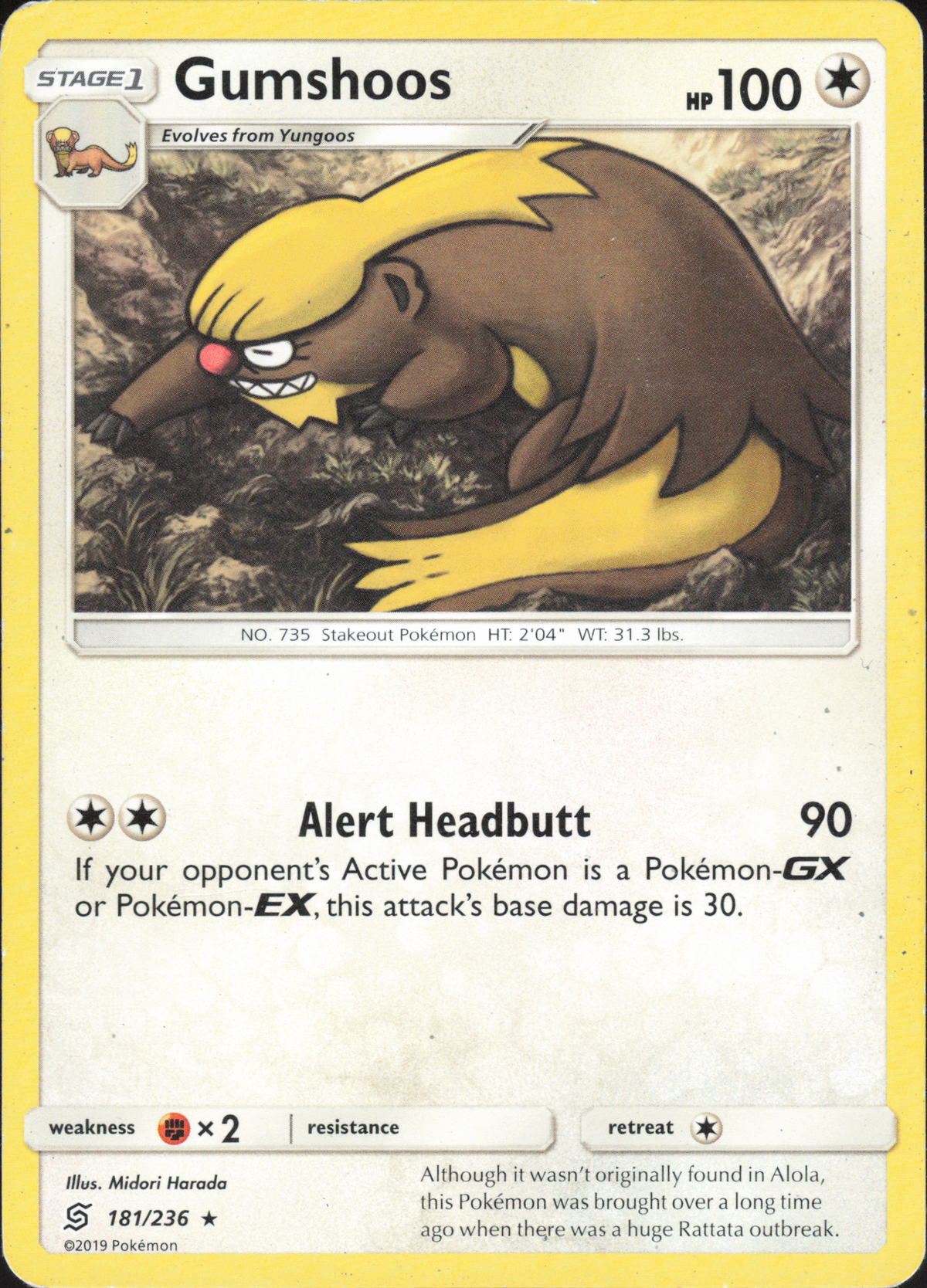 Gumshoos 181/236 Vorderseite