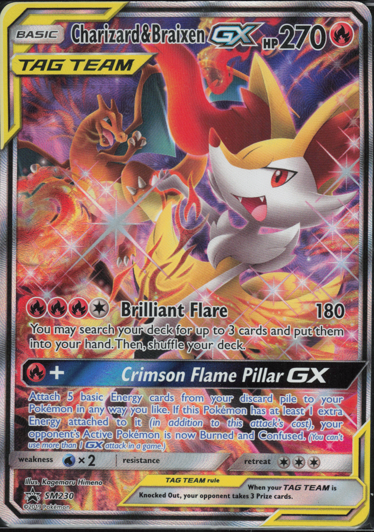 Charizard & Braixen GX - SM230 - EN