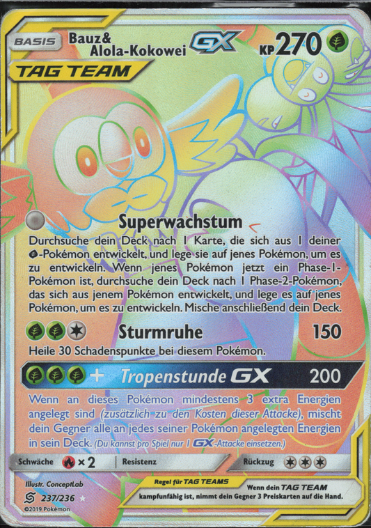 Bauz & Alola-Kokowei GX - 237/236 - DE