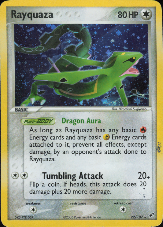 Pokémon - Rayquaza 22/107 EX Deoxys (EN) - LP