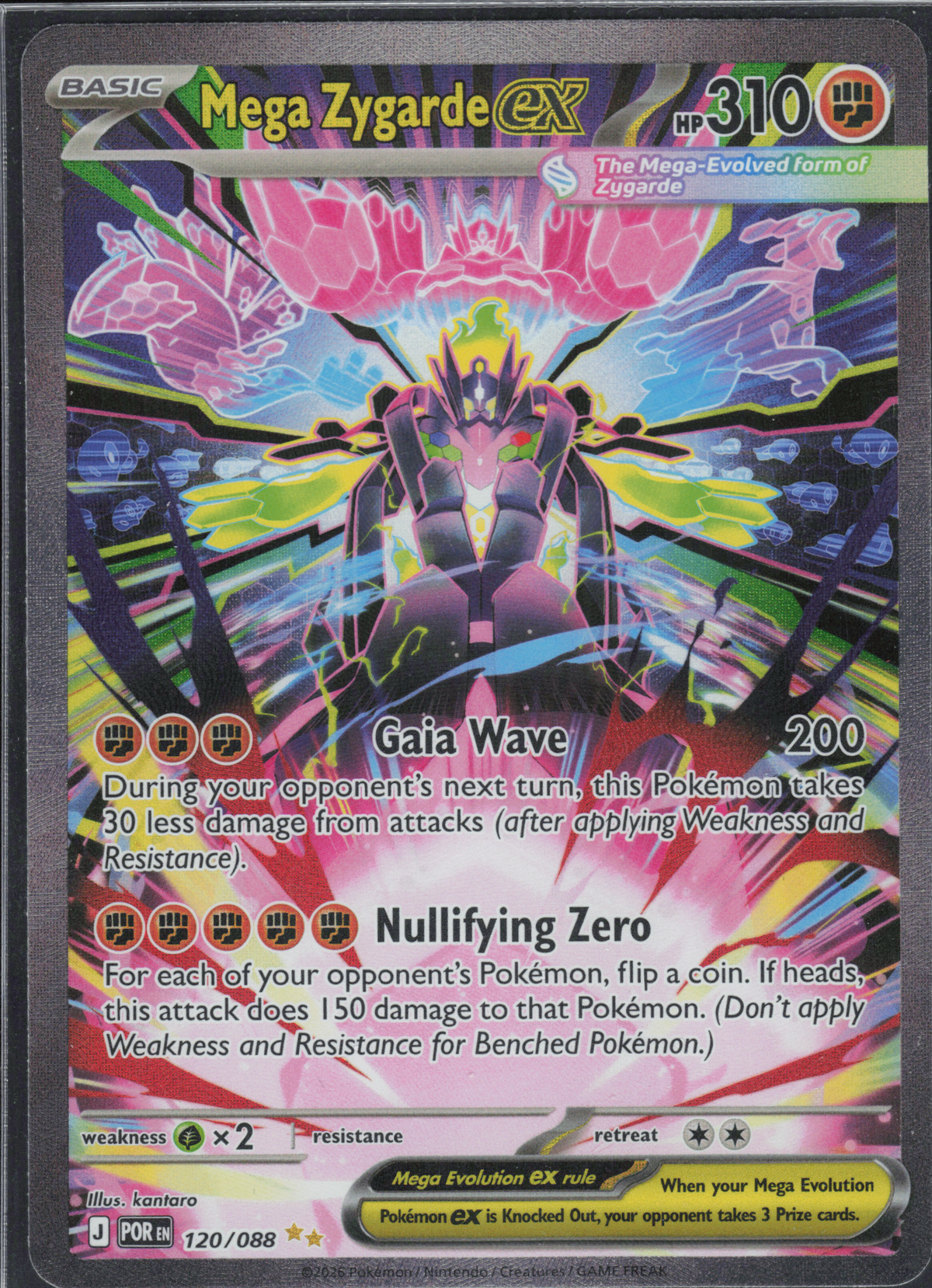 Mega Zygarde ex 120/088 – Perfect Order – Englisch – SIR