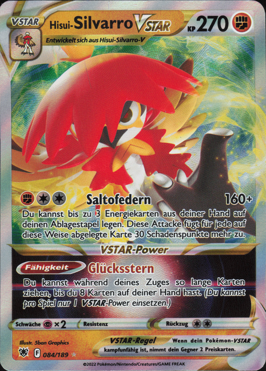 Hisui-Silvarro VSTAR 084/189 – Astralglanz – Deutsch – Holo Rare VSTAR