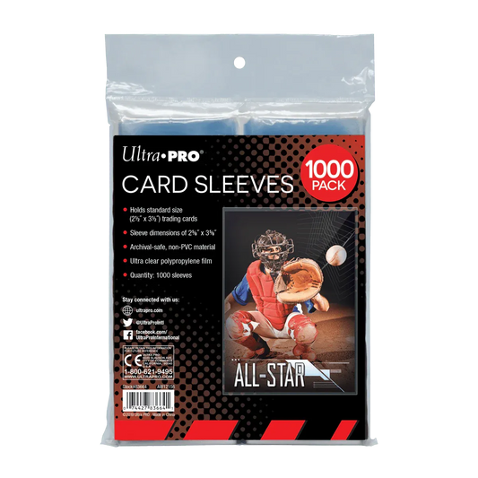 Ultra Pro - 2.5" x 3.5" Soft Trading Card Penny Sleeves (1000ct)