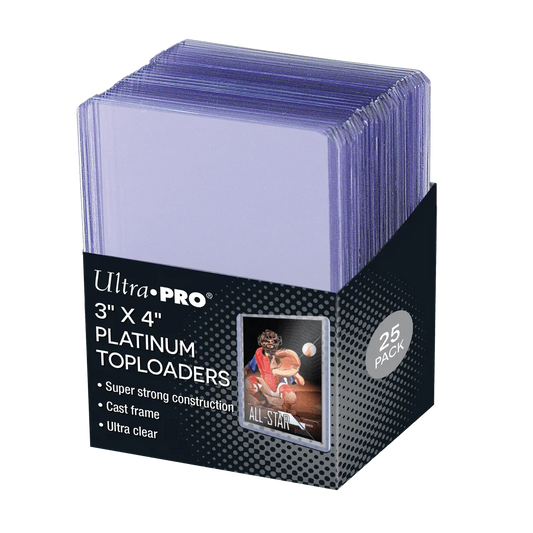Ultra Pro | Platinum 3" X 4" | Toploader (25ct)