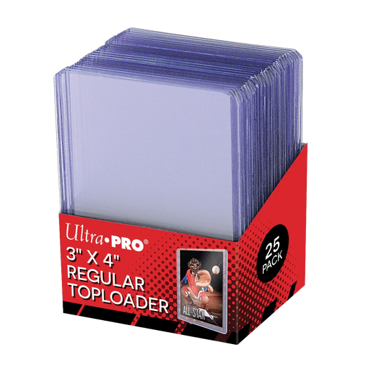 Ultra Pro | Regular 3" X 4" | Toploader (25ct)