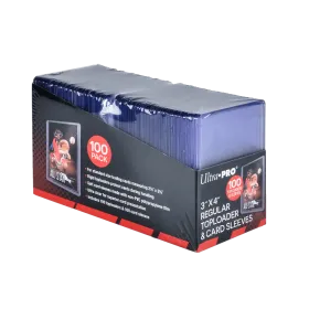 Ultra Pro: 3" x 4" Regular Toploader und Soft Sleeves (100ct)