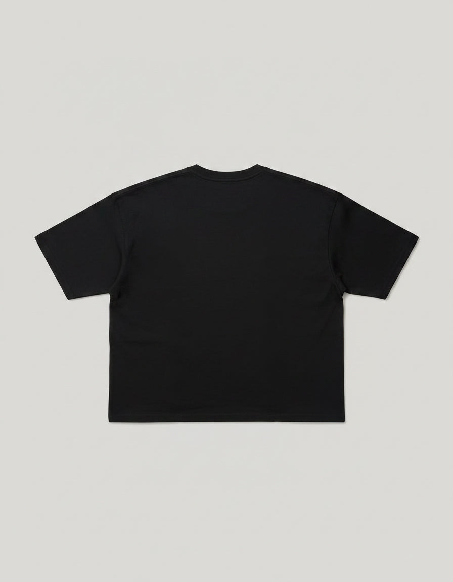 CHAOLIN Heavyweight Boxy T-Shirt Black (300GSM)