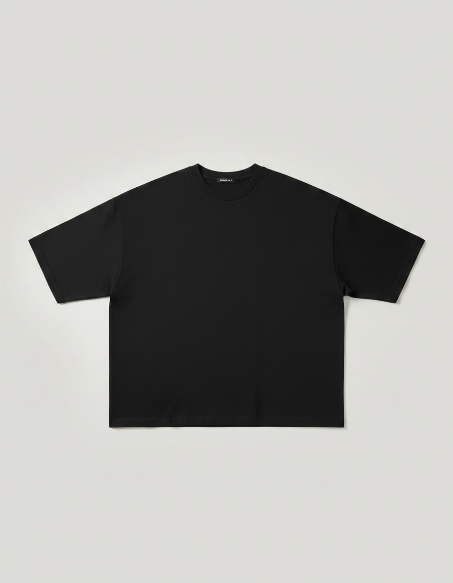 CHAOLIN Heavyweight Boxy T-Shirt Black (300GSM)