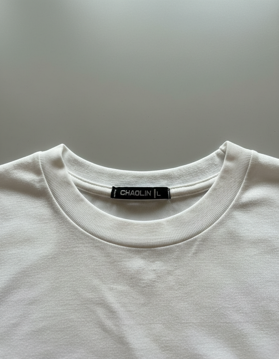 CHAOLIN Heavyweight Boxy T-Shirt White (300GSM)