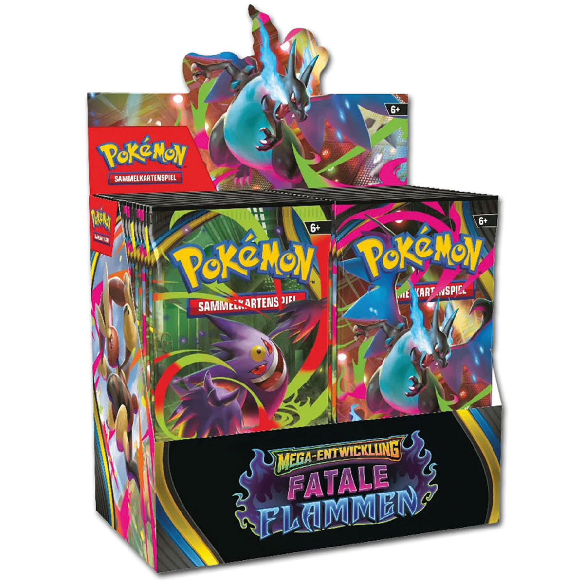 Pokémon - Mega-Entwicklung: Fatale Flammen Booster Display (DE)