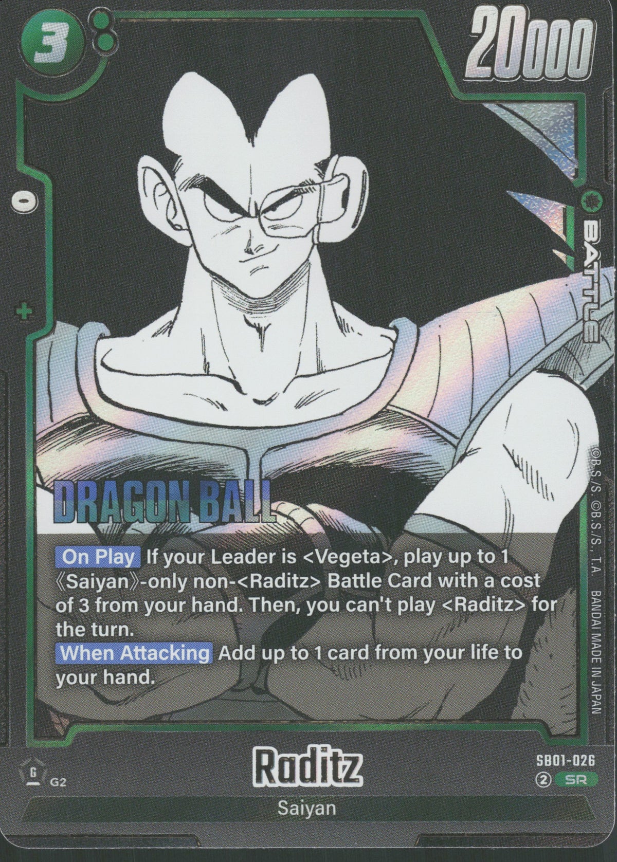 Raditz SB01-026 Vorderseite