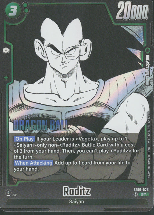 Raditz SB01-026 Vorderseite
