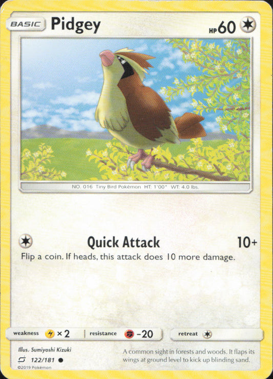 Pidgey 122/181 Vorderseite