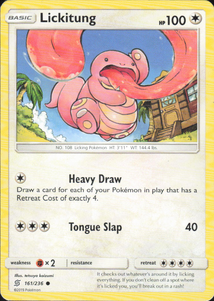 Lickitung 161/236 Vorderseite