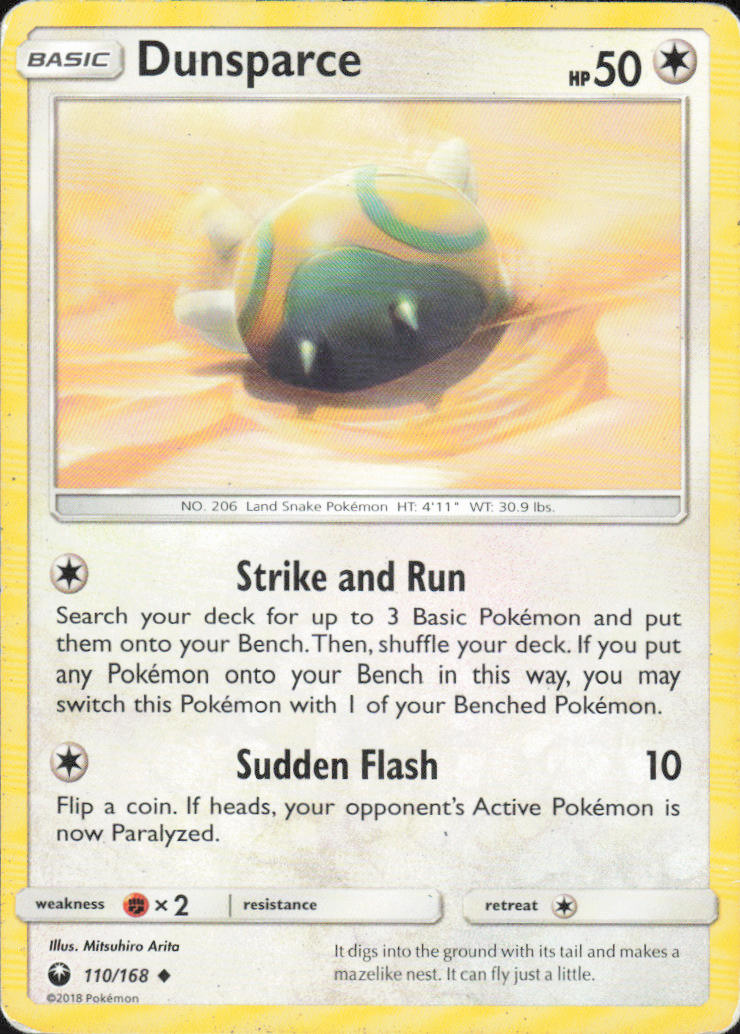 Dunsparce 110/168 Vorderseite