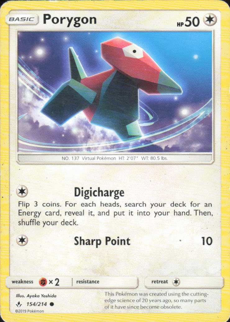 Porygon 154/214 Vorderseite