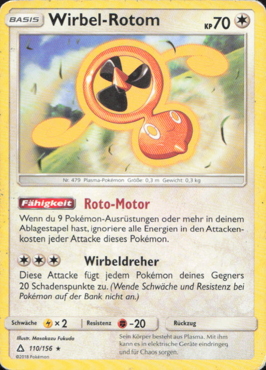 Wirbel-Rotom 110/156 Vorderseite