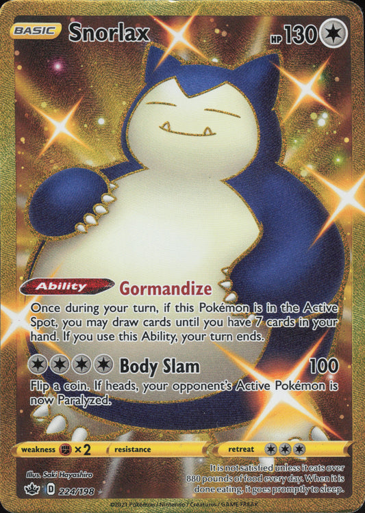 Pokémon - Snorlax 224/198 Chilling Reign (EN) - LP