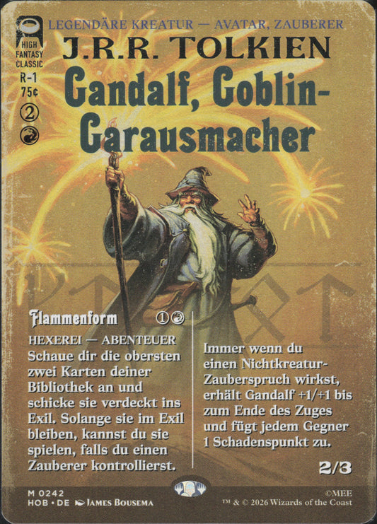 Gandalf, Goblin-Garausmacher Vorderseite