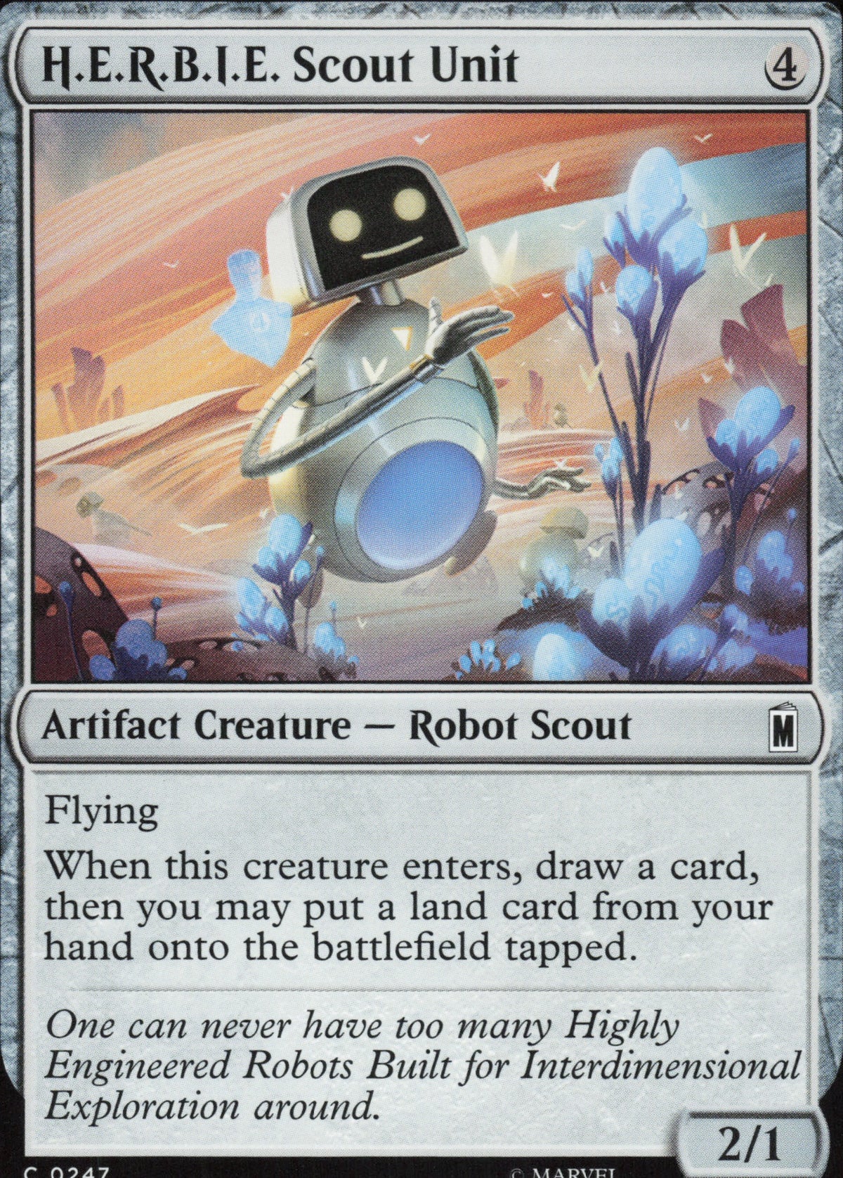 H.E.R.B.I.E. Scout Unit Vorderseite
