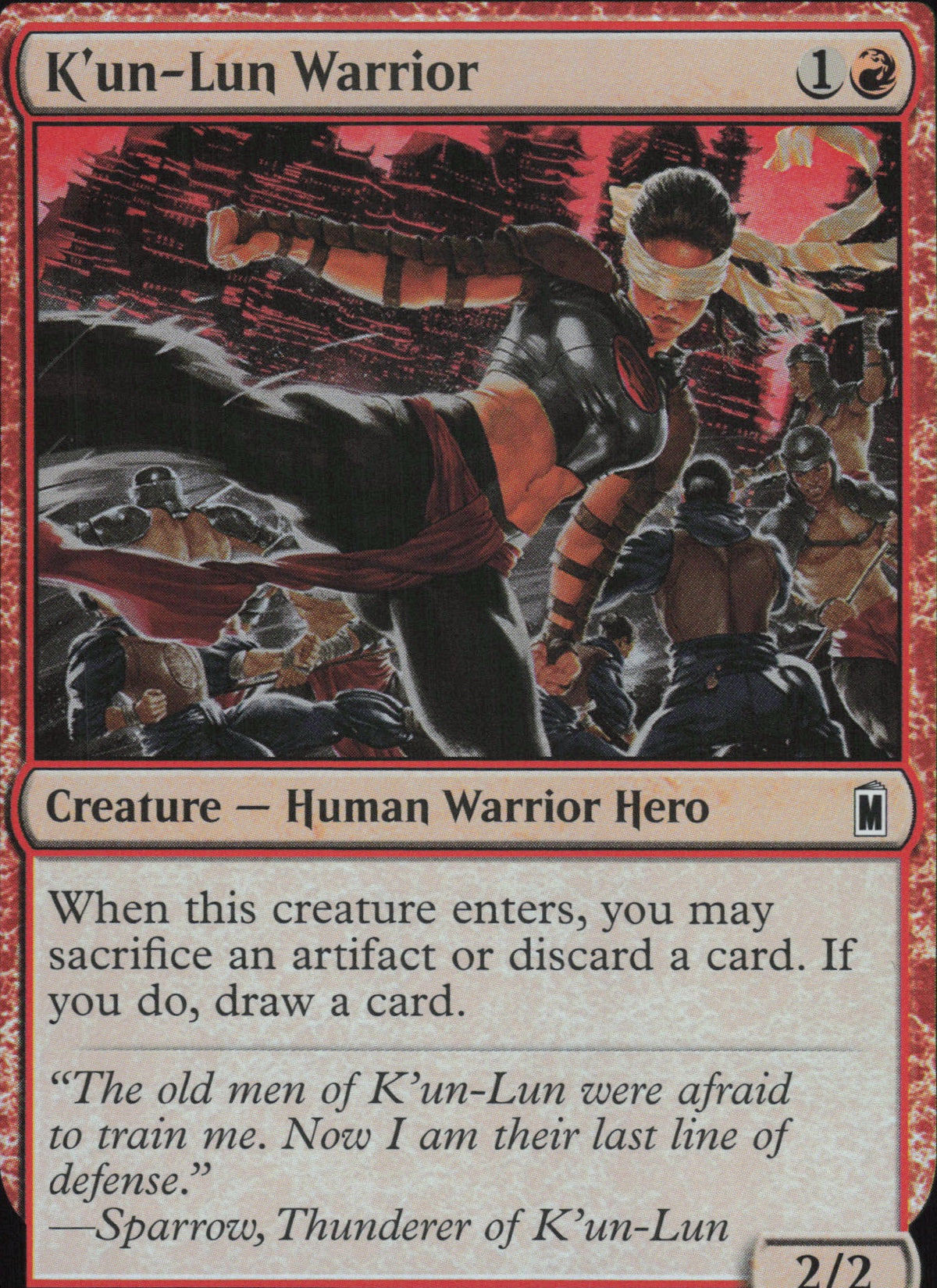 K'un-Lun Warrior Vorderseite