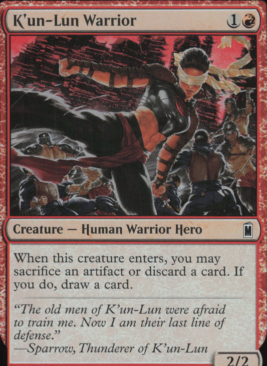 K'un-Lun Warrior Vorderseite
