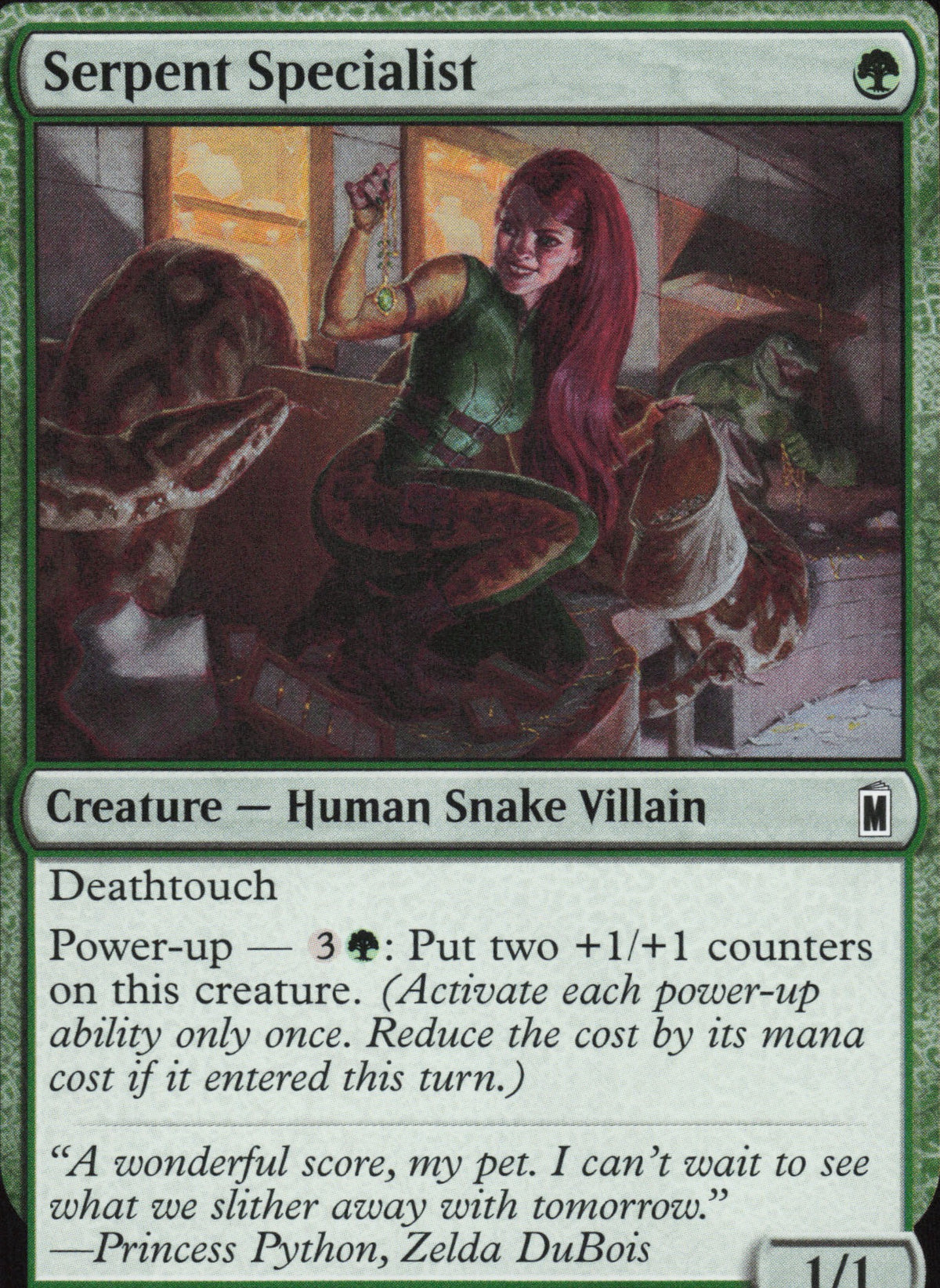 Serpent Specialist Vorderseite