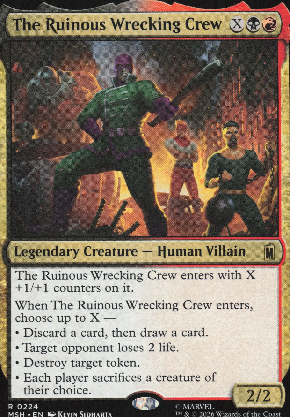 The Ruinous Wrecking Crew Vorderseite