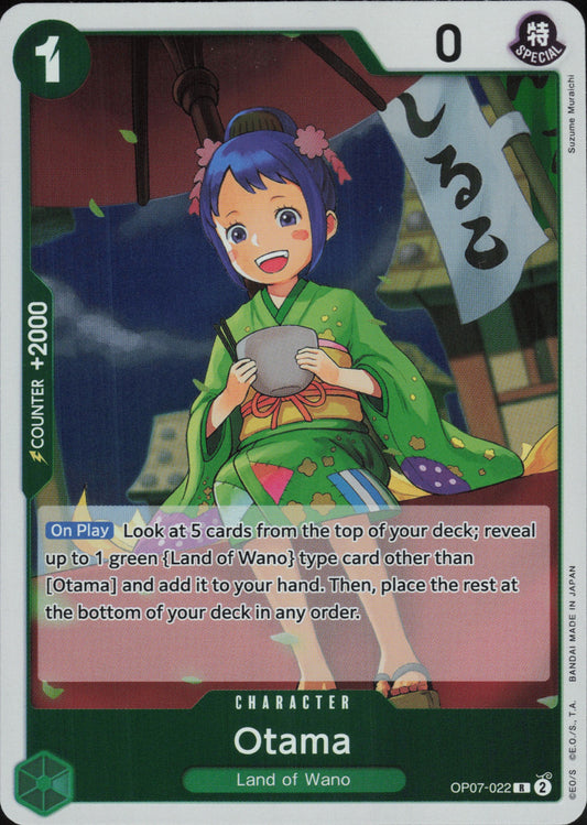 One Piece - Otama OP07-022 Rare 500 Years in the Future (EN) - NM Vorderseite