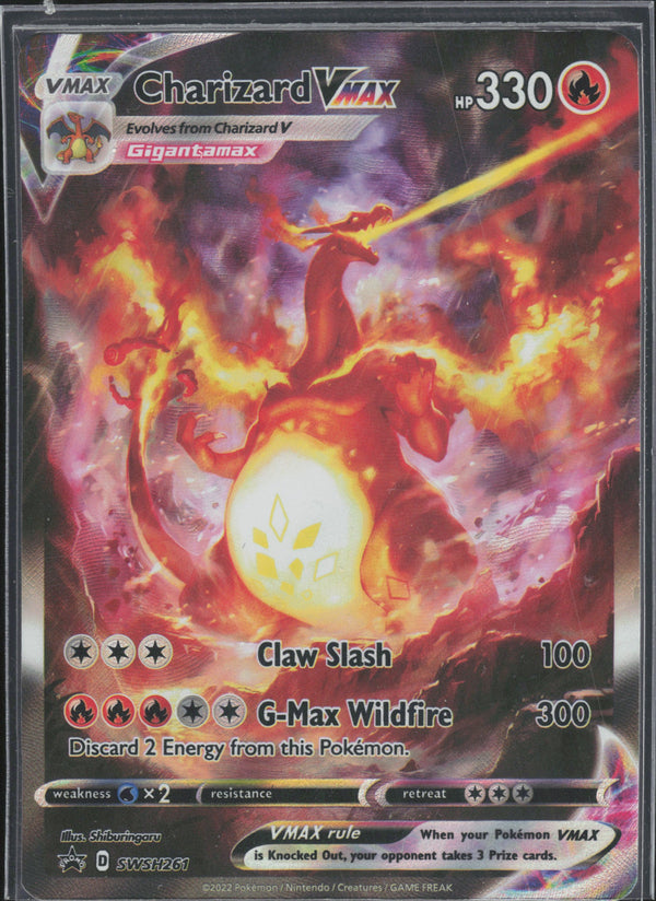 Charizard VMAX SWSH261 – SWSH Black Star Promos – Englisch – Promo