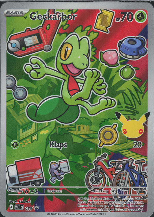 Pokémon - Geckarbor MEP 055 MEP Black Star Promos (DE) - NM