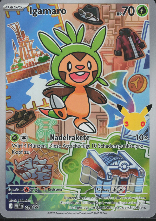 Pokémon - Igamaro MEP 058 MEP Black Star Promos (DE) - NM