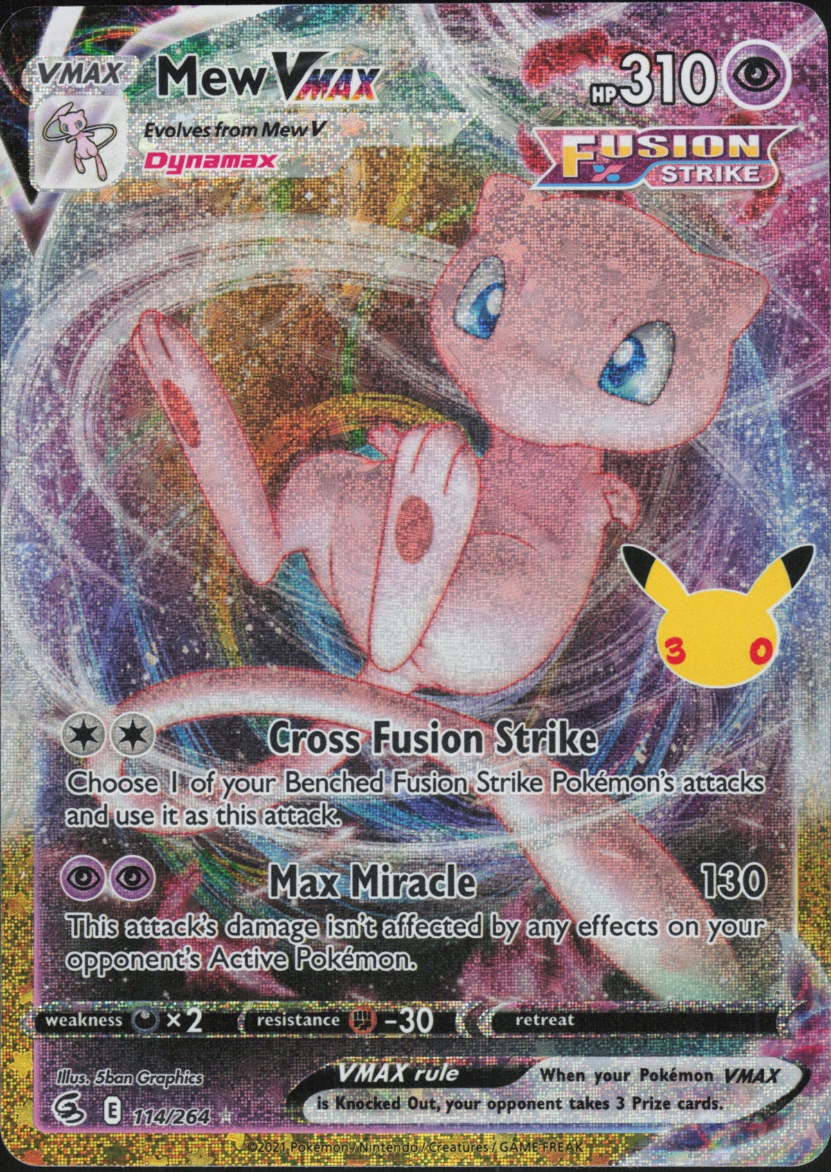 Mew VMAX 114/264 Vorderseite