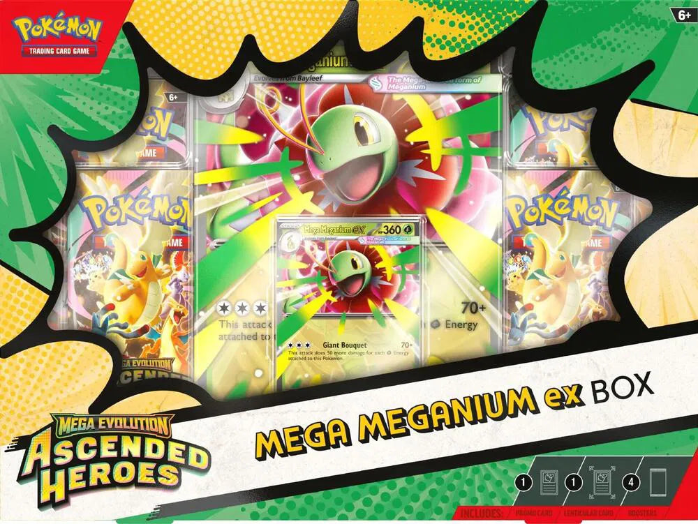 Pokémon Mega Evolution: Ascended Heroes Mega Meganium ex Box – EN