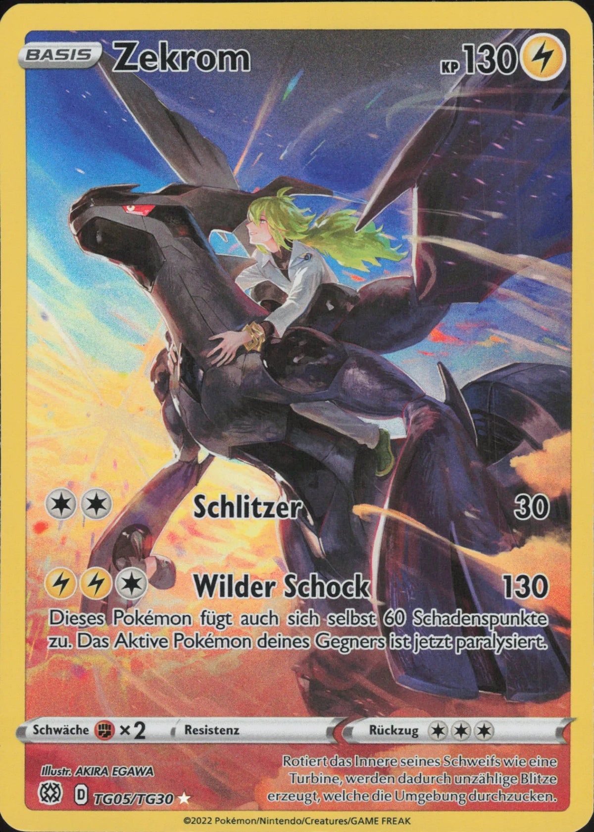 Pokémon - Zekrom TG05/TG30 Strahlende Sterne Trainer Gallery (DE) - NM
